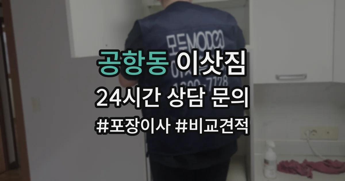 공항동 이삿짐