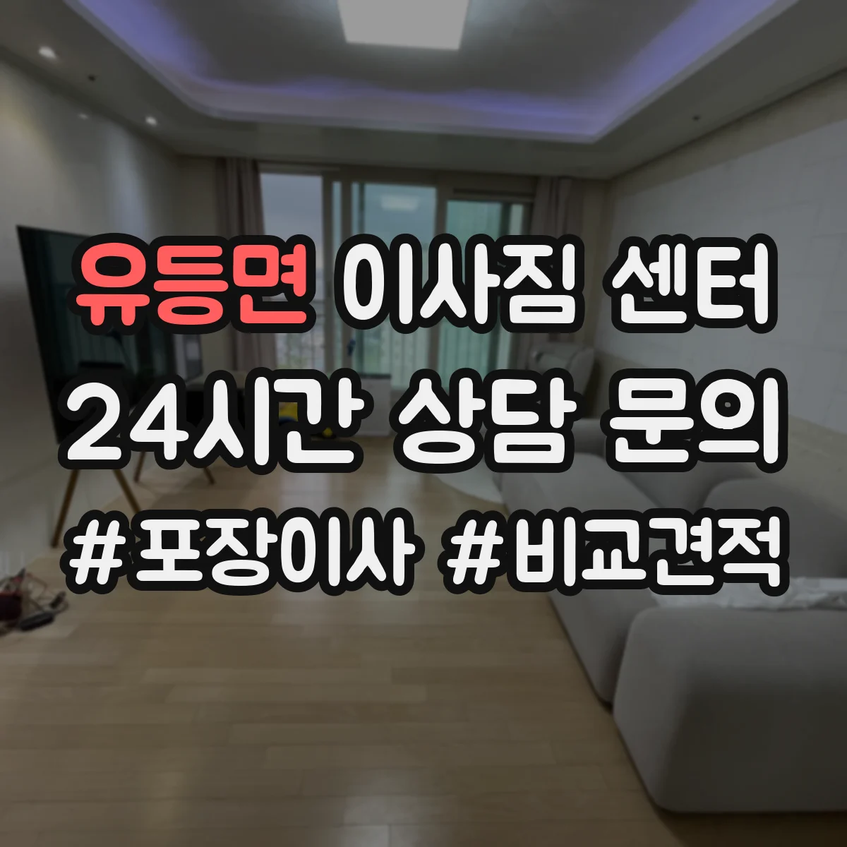 유등면 이사짐 센터