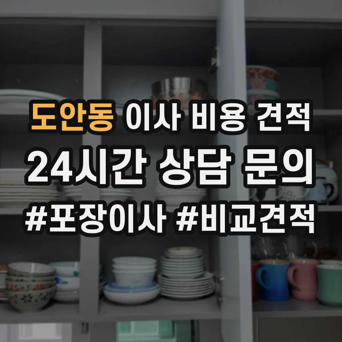 도안동 이사 비용 견적