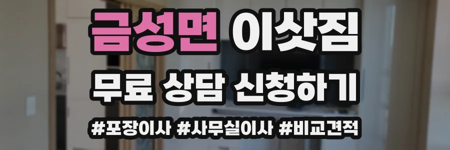 금성면 이삿짐