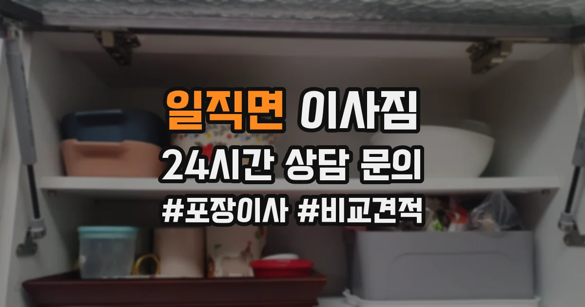 일직면 이사짐