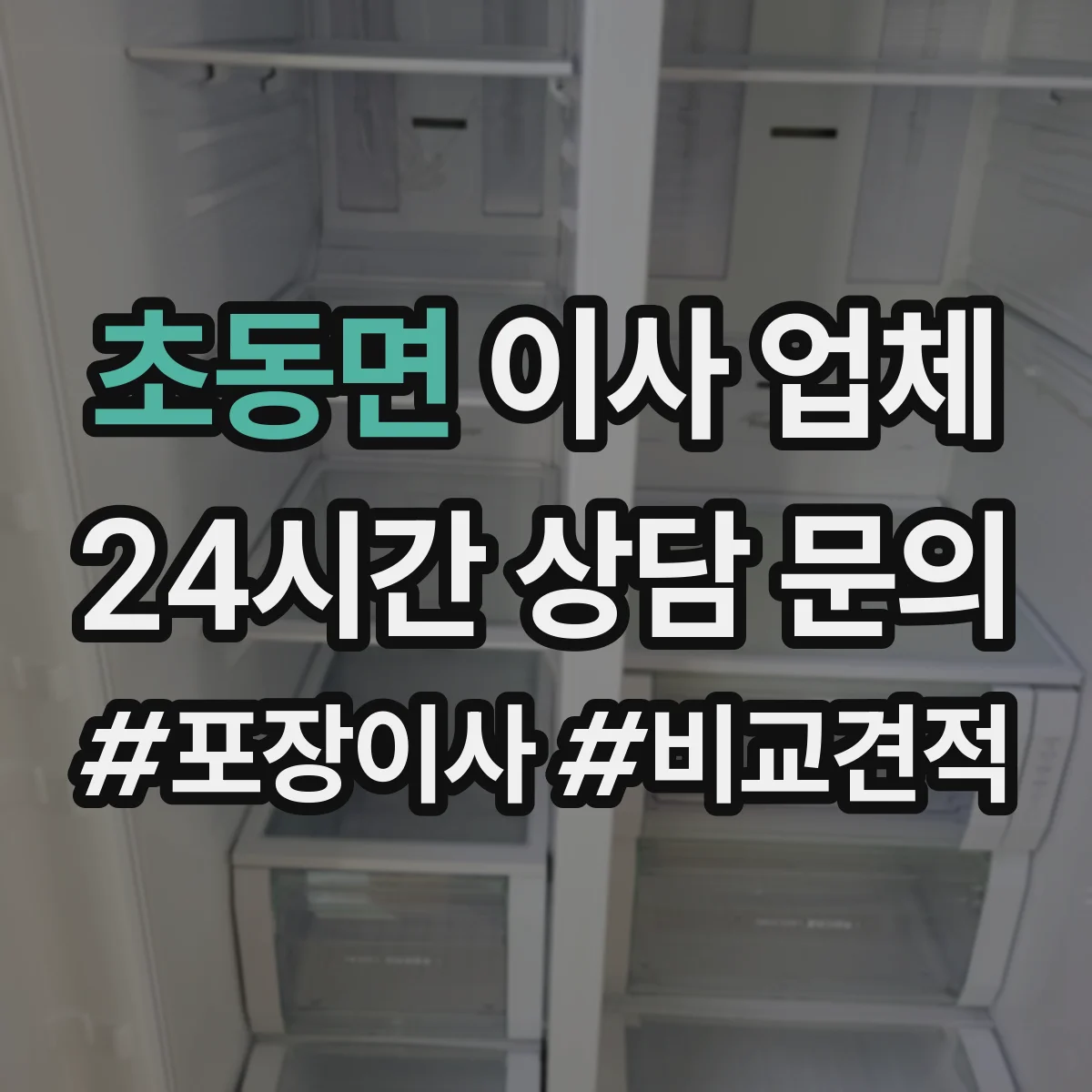 초동면 이사 업체