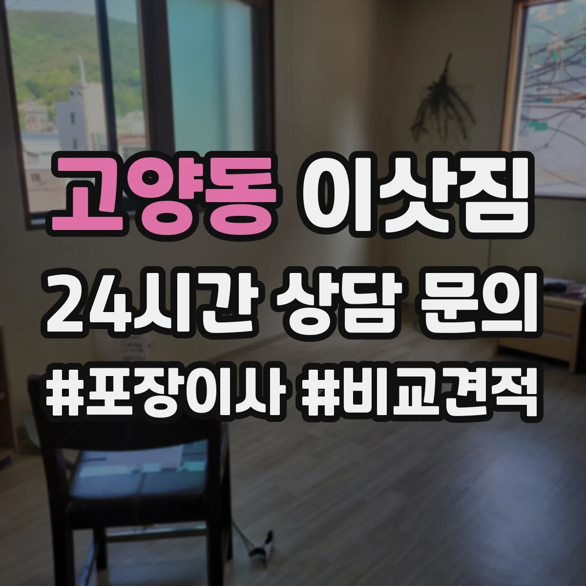 고양동 이삿짐