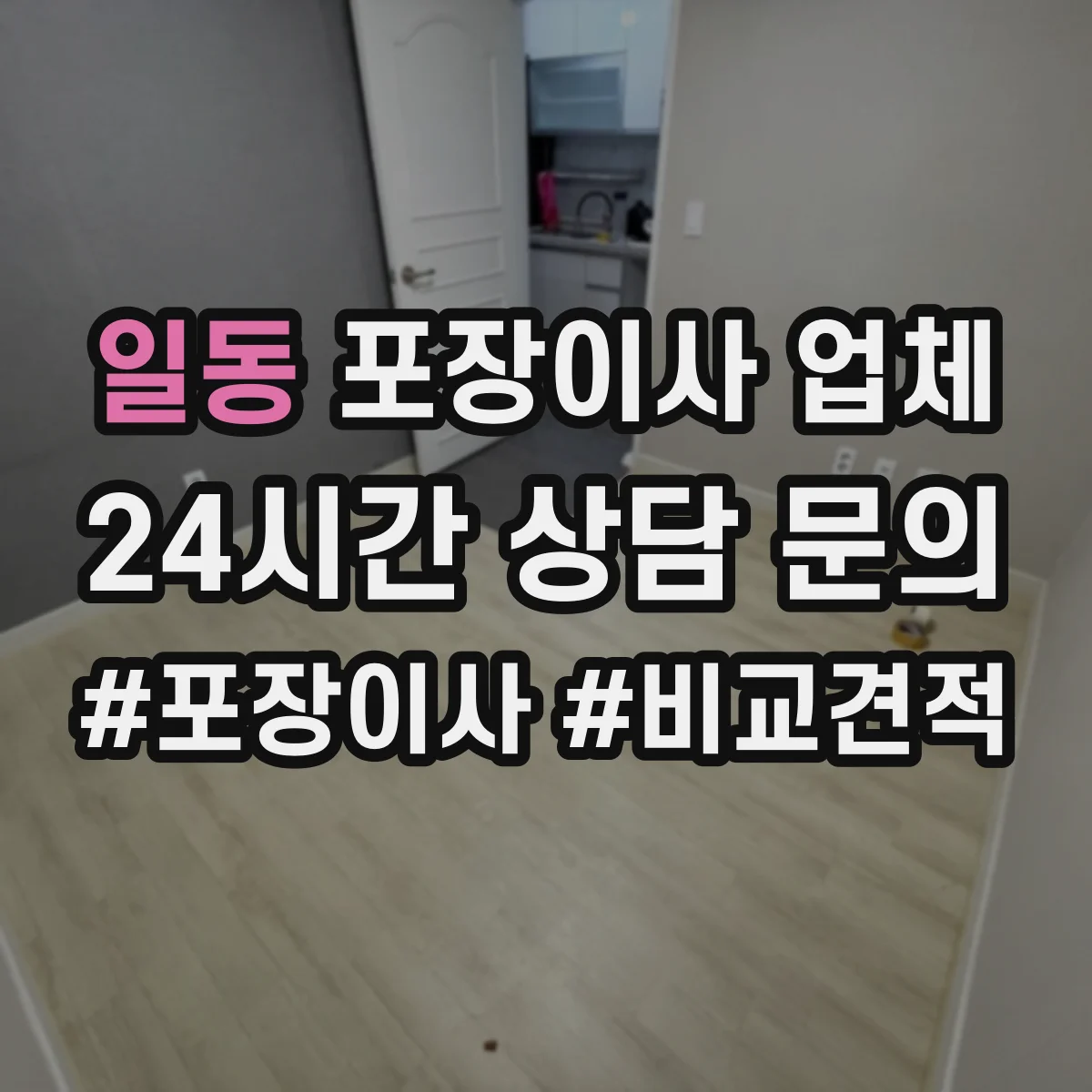 일동 포장이사 업체