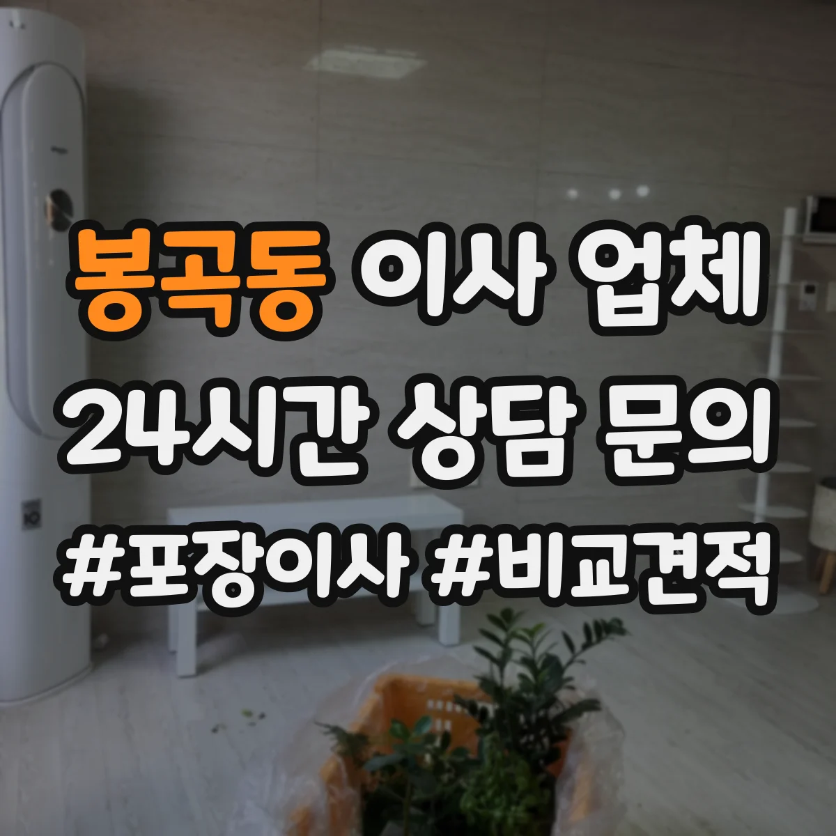 봉곡동 이사 업체