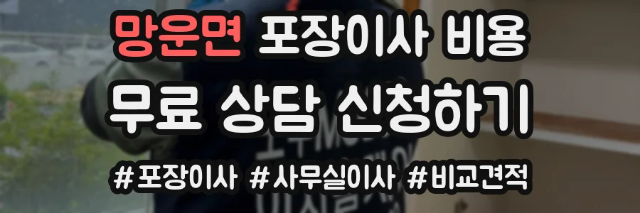 망운면 포장이사 비용