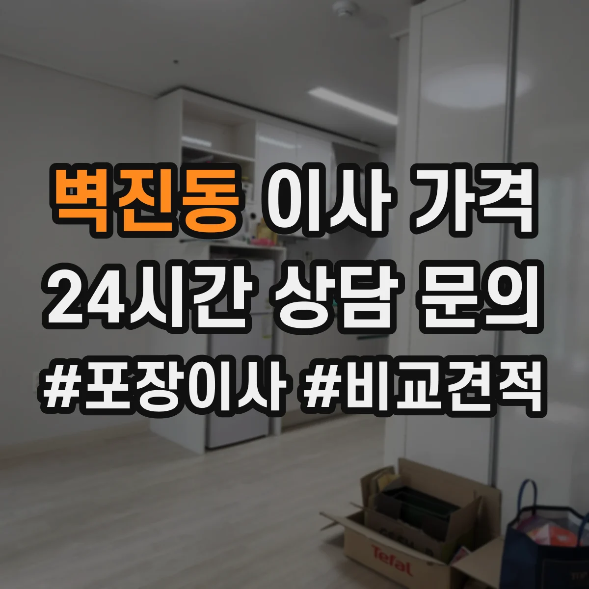 벽진동 이사 가격