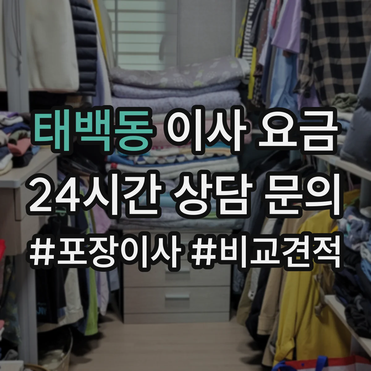태백동 이사 요금