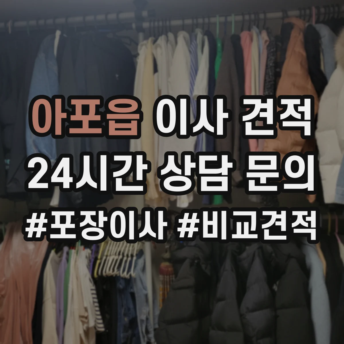 아포읍 이사 견적