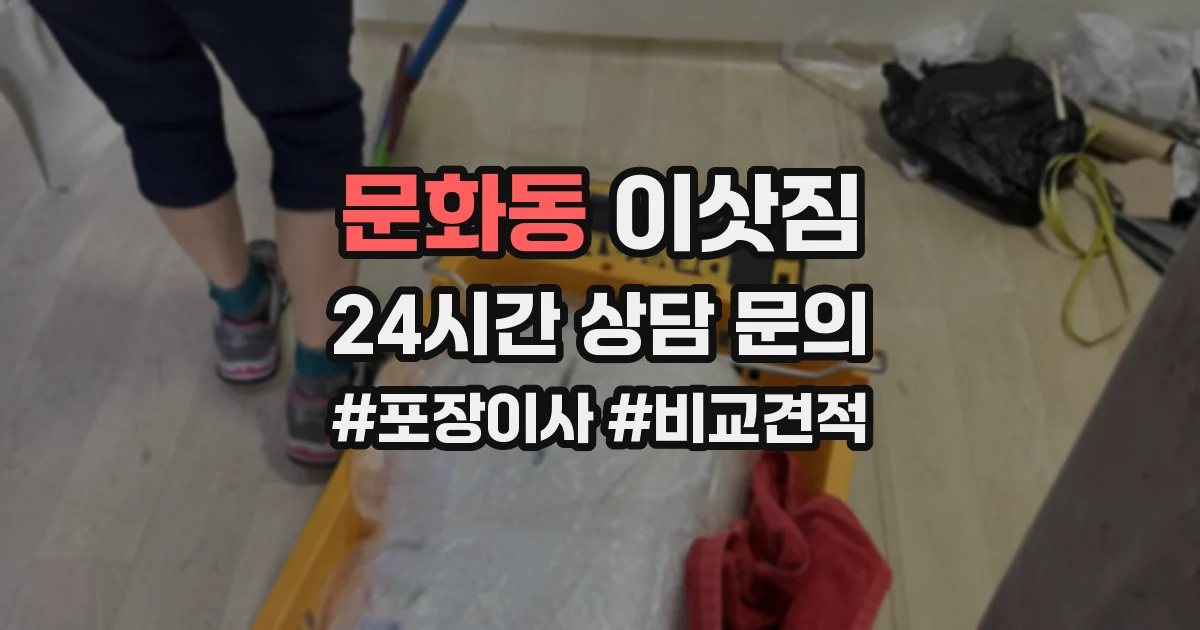 문화동 이삿짐