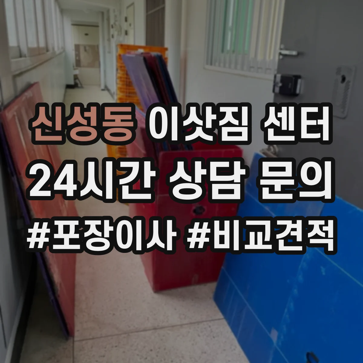 신성동 이삿짐 센터