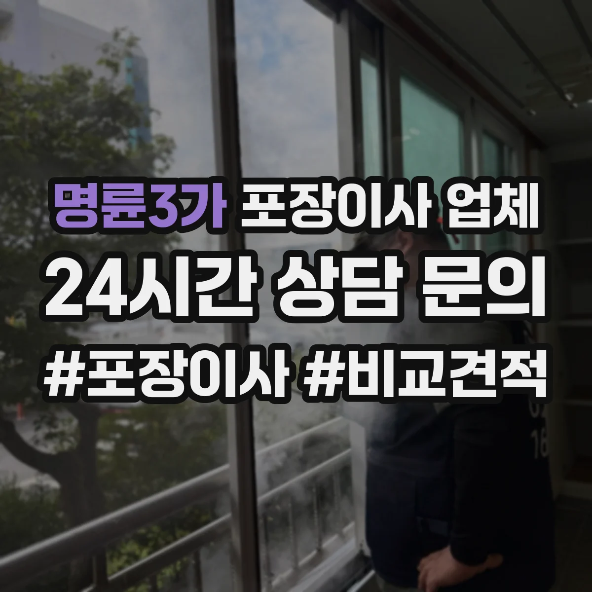 명륜3가 포장이사 업체