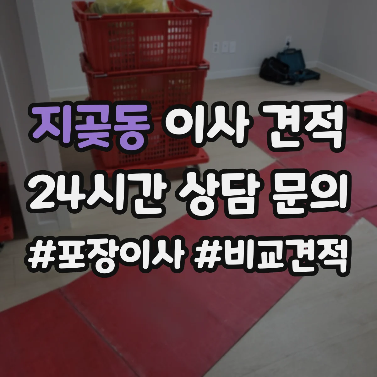 지곶동 이사 견적