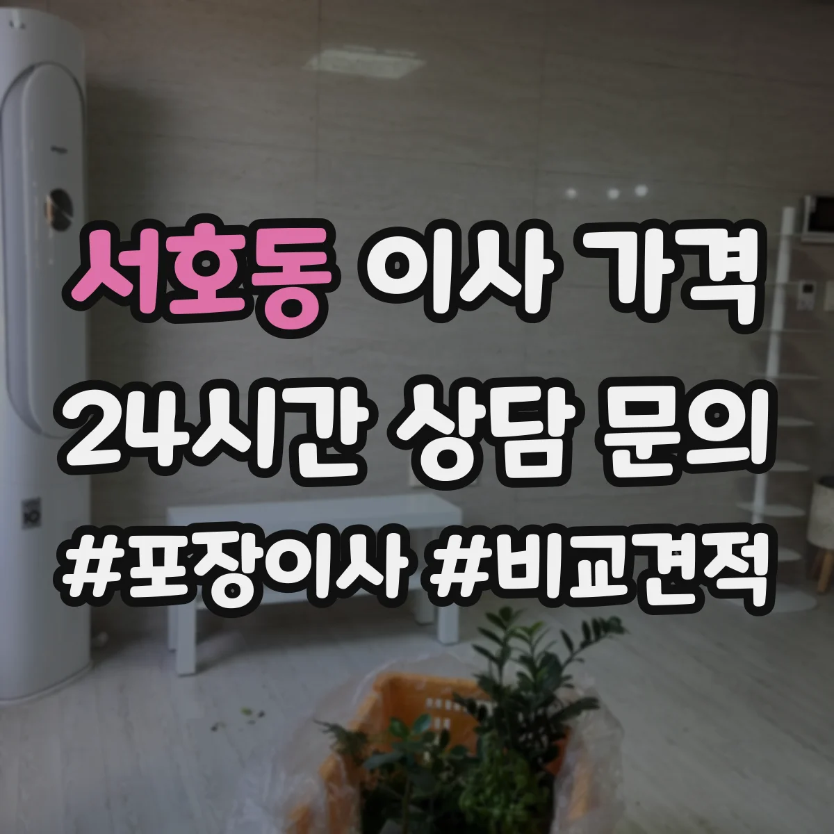 서호동 이사 가격