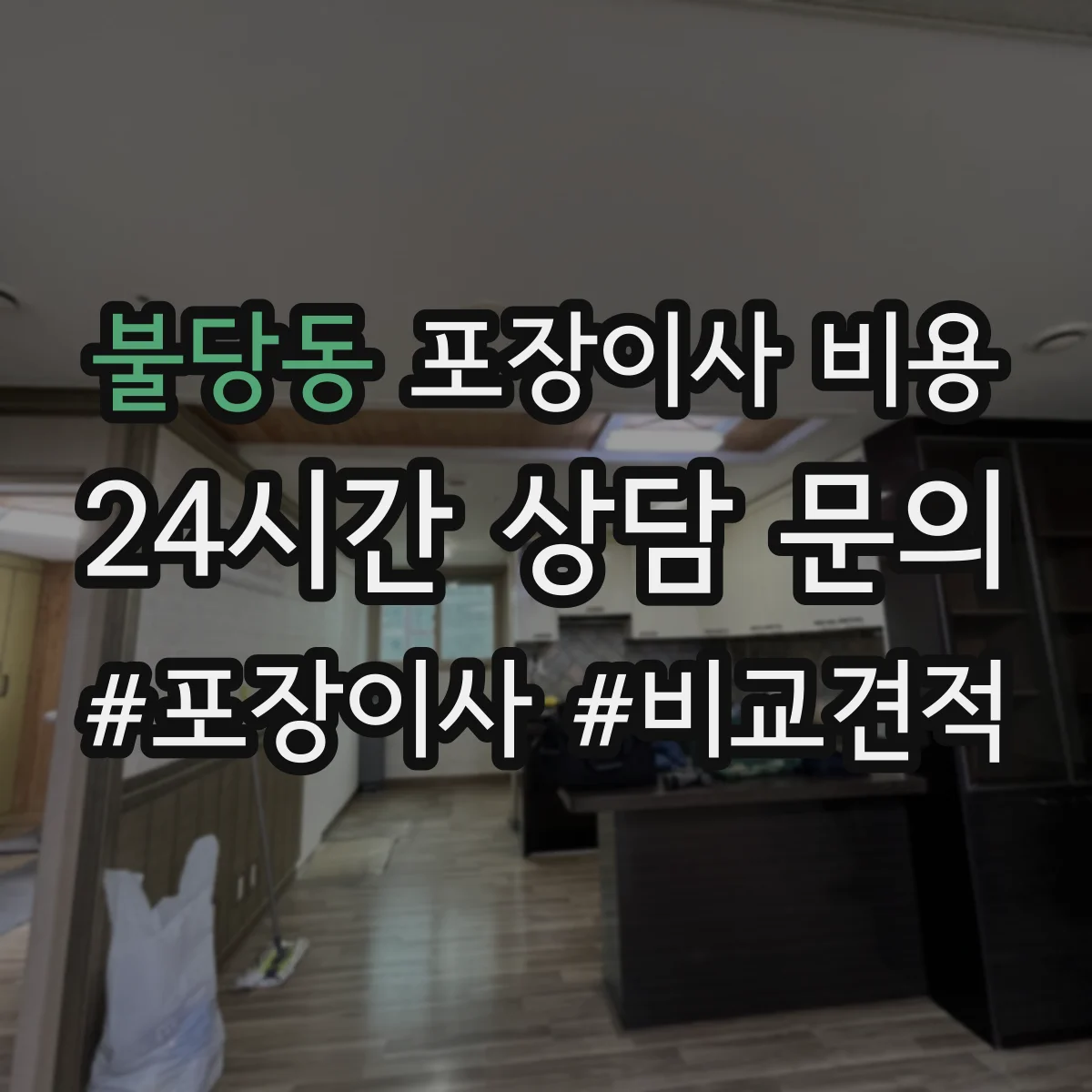 불당동 포장이사 비용