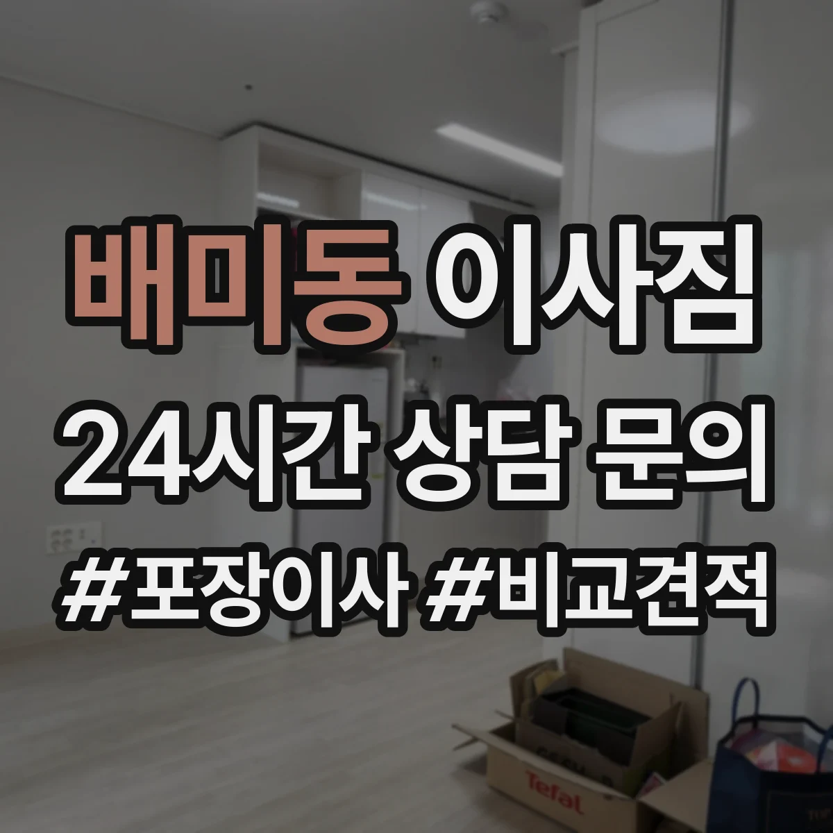 배미동 이사짐