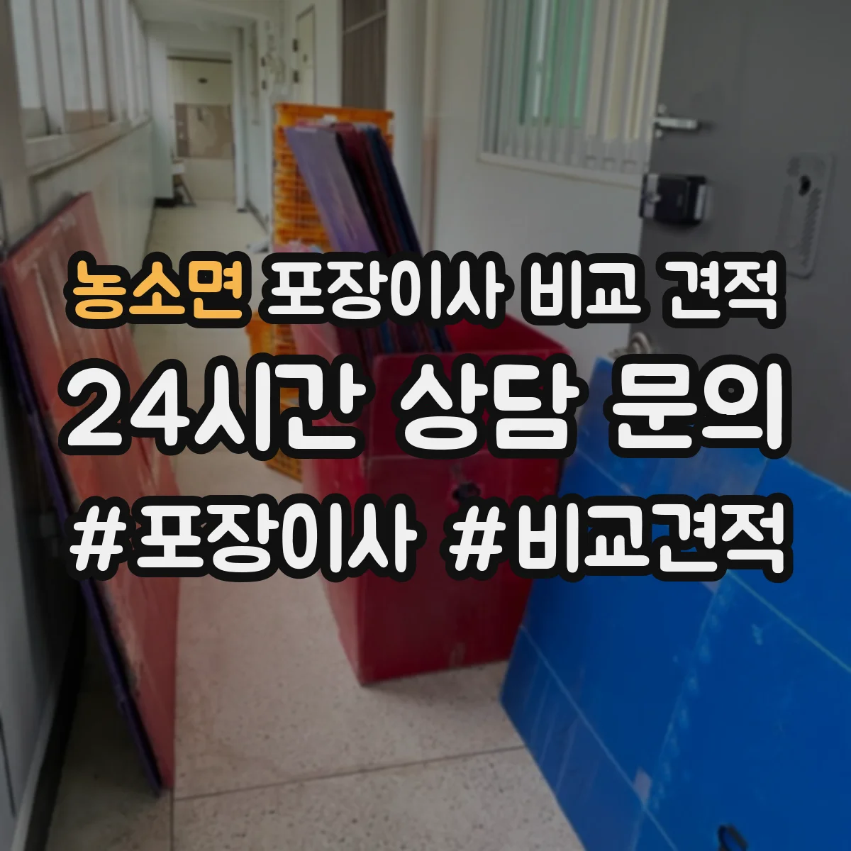 농소면 포장이사 비교 견적
