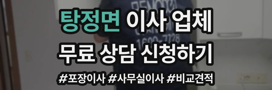 탕정면 이사 업체