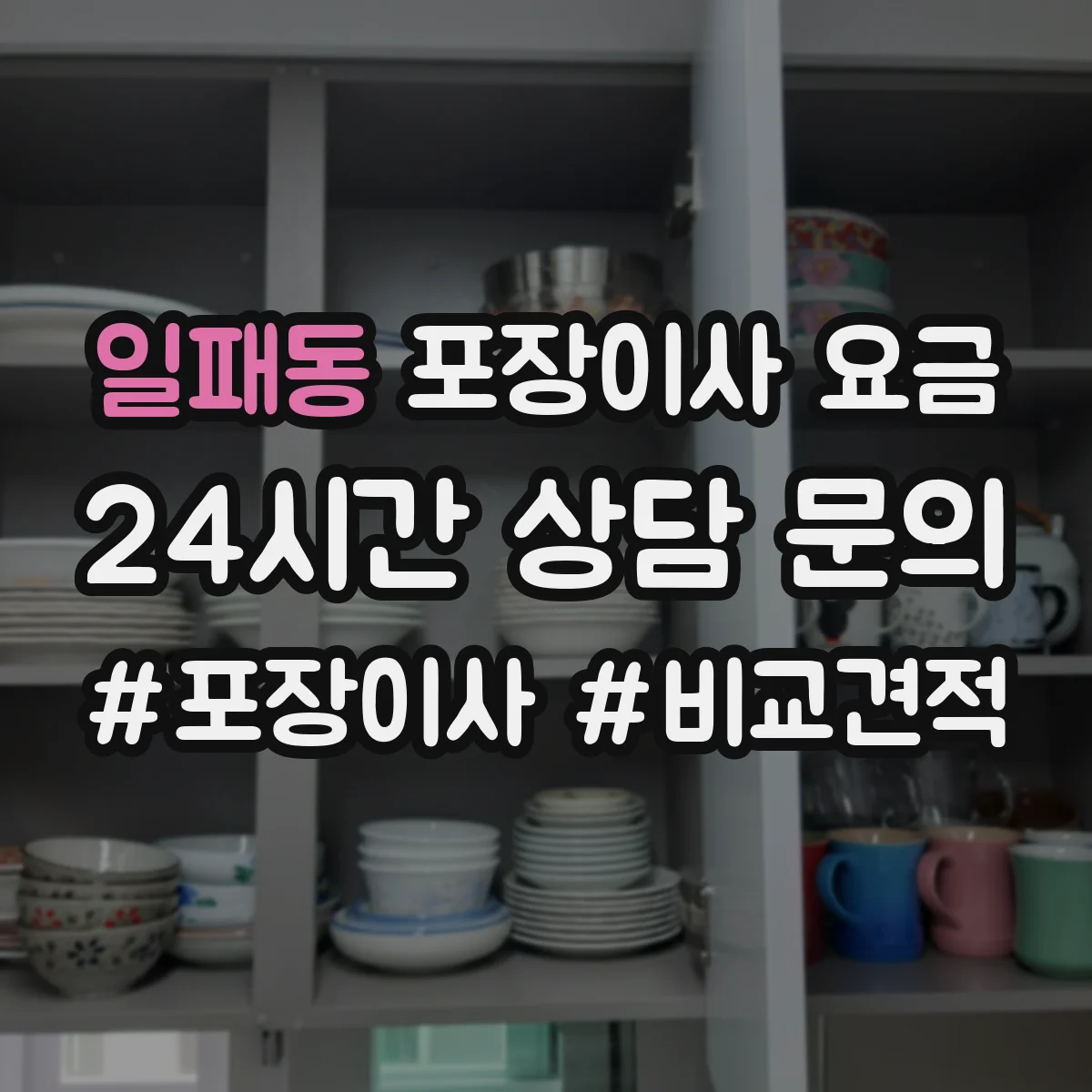 일패동 포장이사 요금