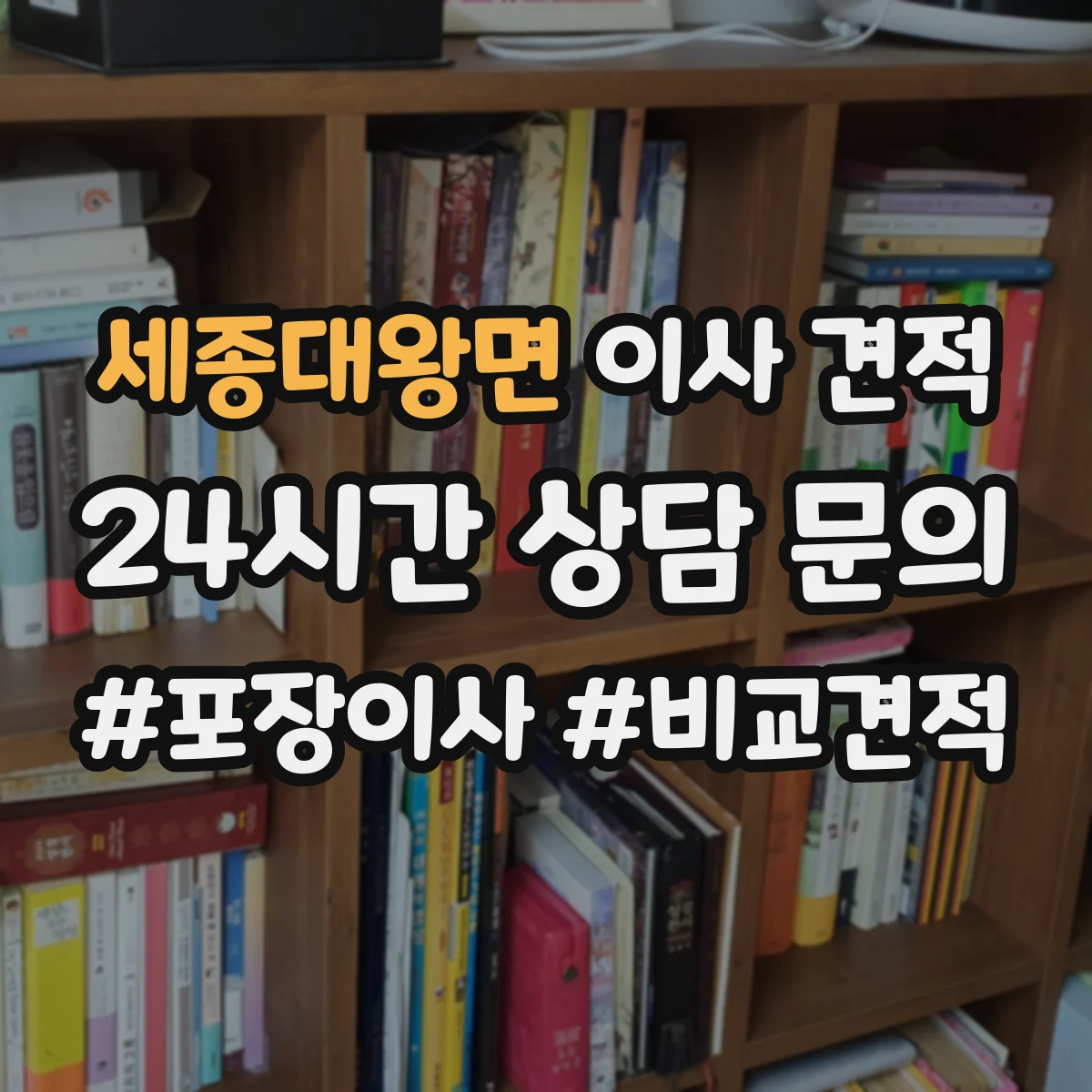 세종대왕면 이사 견적