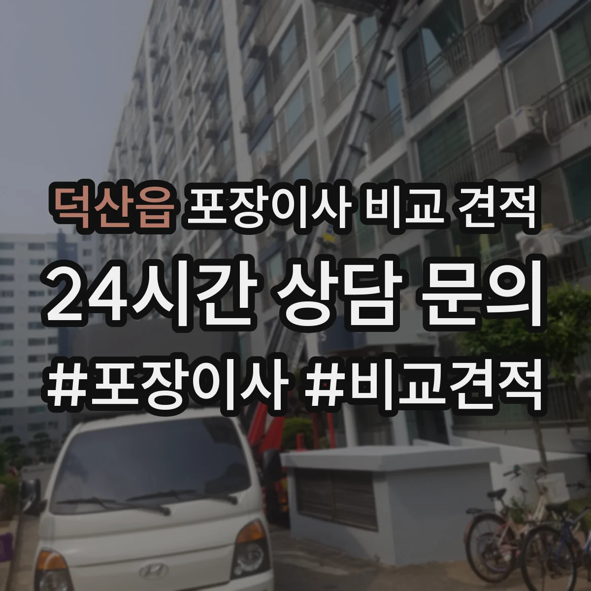 덕산읍 포장이사 비교 견적