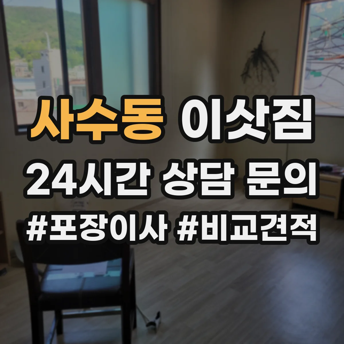 사수동 이삿짐