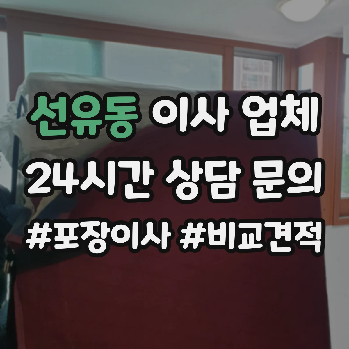 선유동 이사 업체