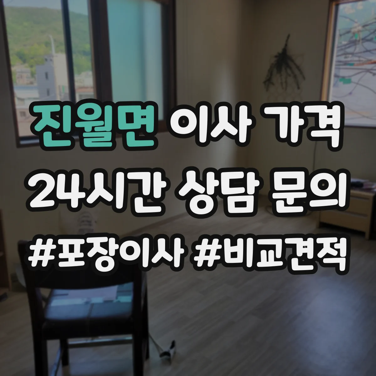 진월면 이사 가격