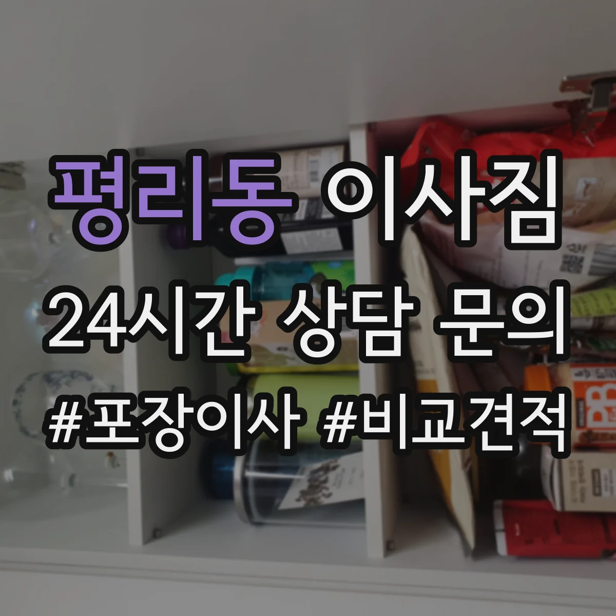 평리동 이사짐