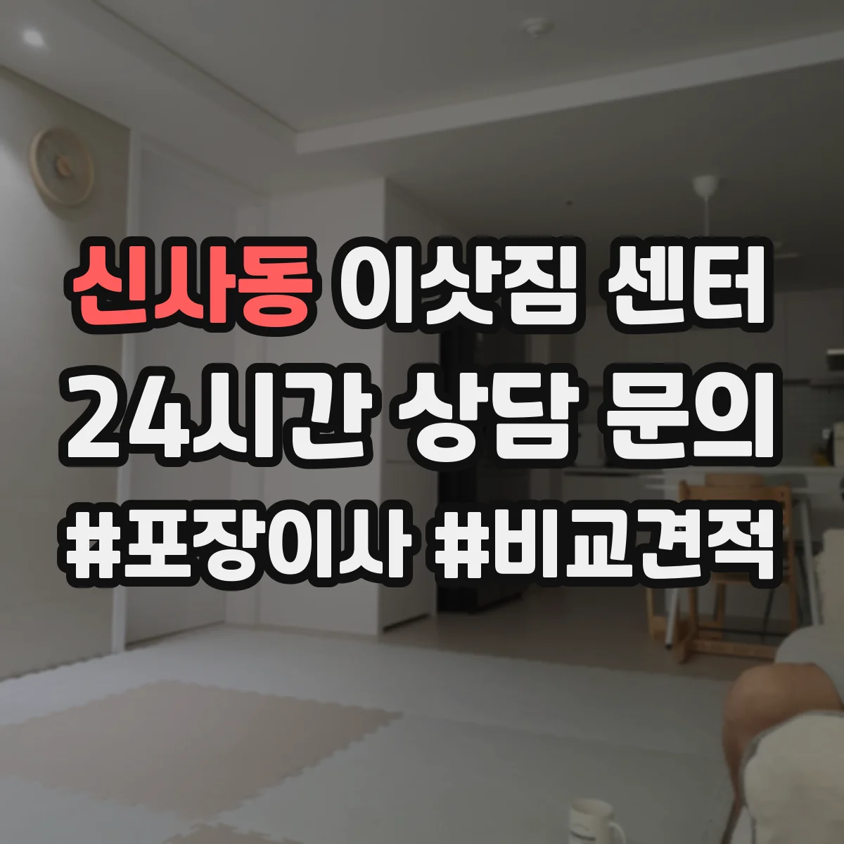 신사동 이삿짐 센터