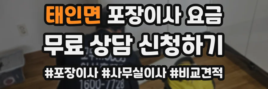 태인면 포장이사 요금