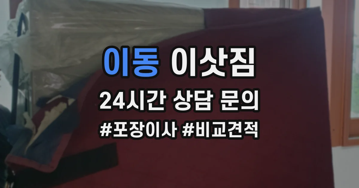 이동 이삿짐