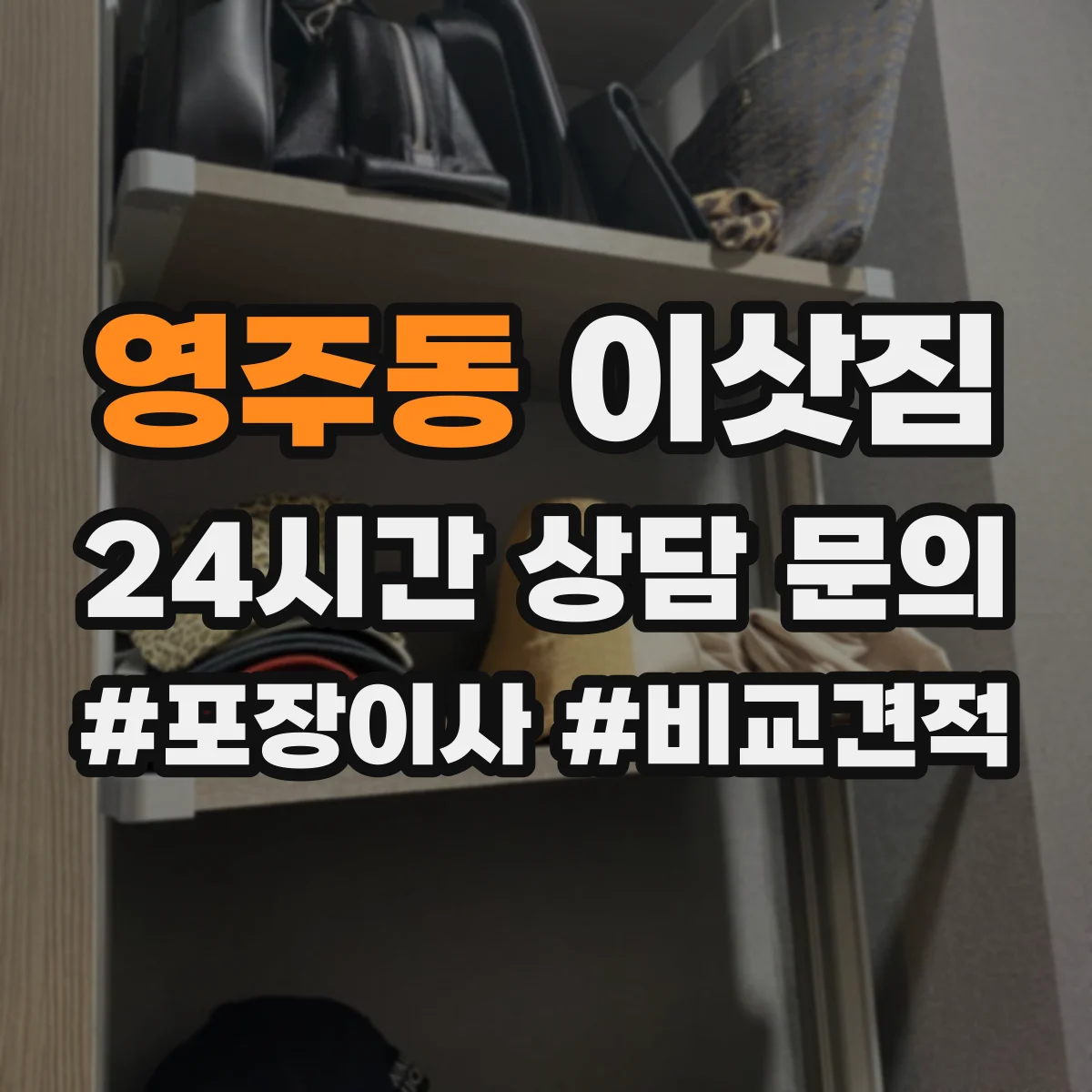 영주동 이삿짐