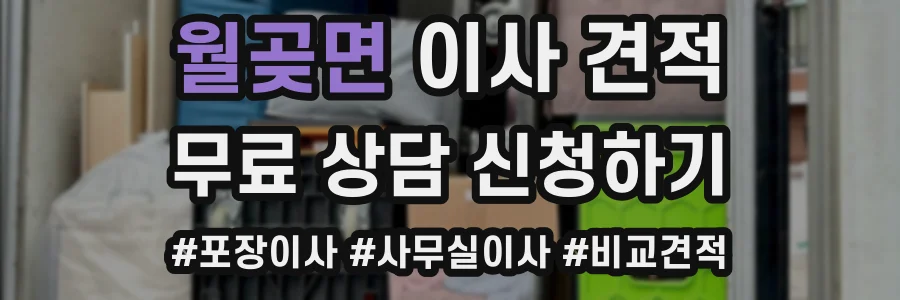 월곶면 이사 견적