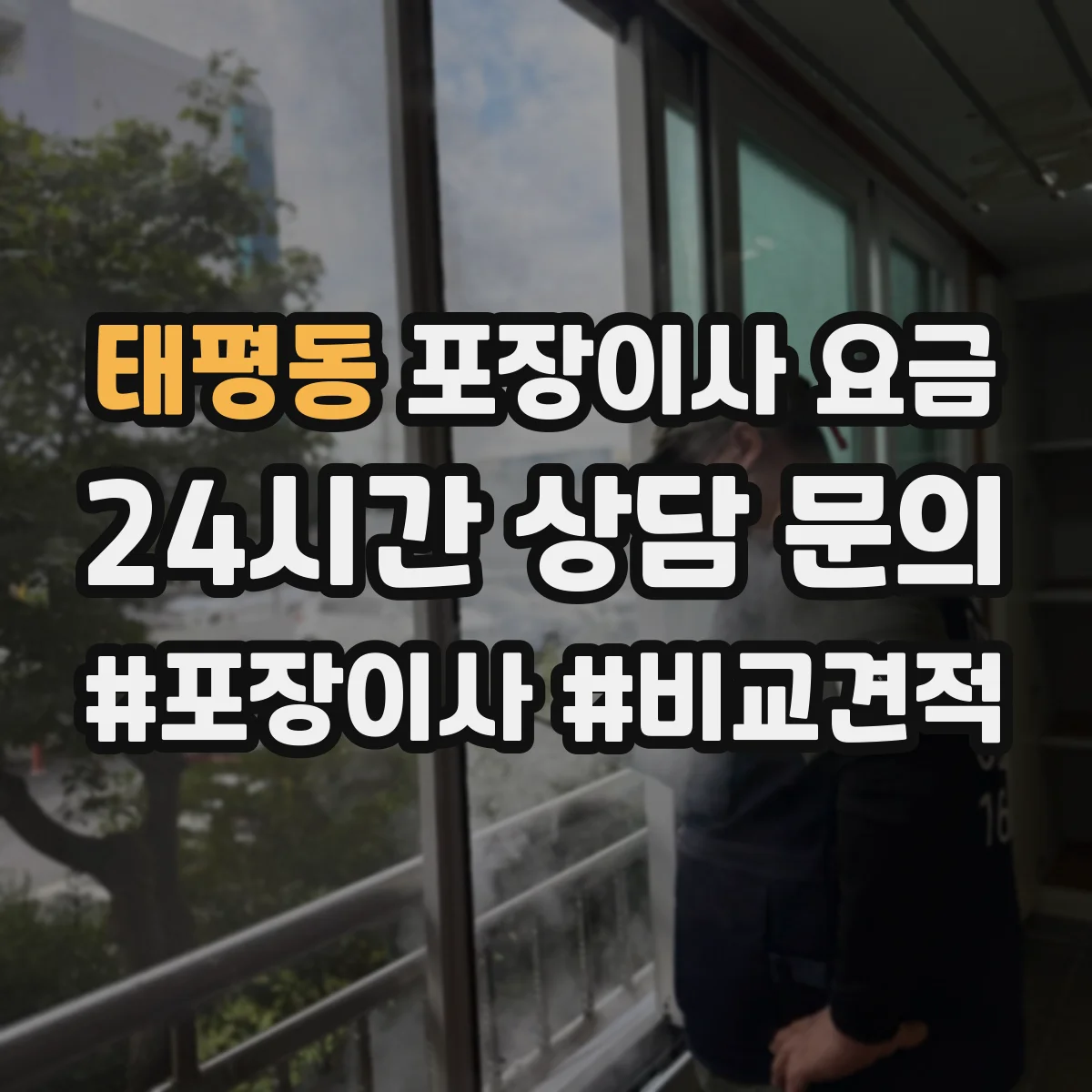 태평동 포장이사 요금