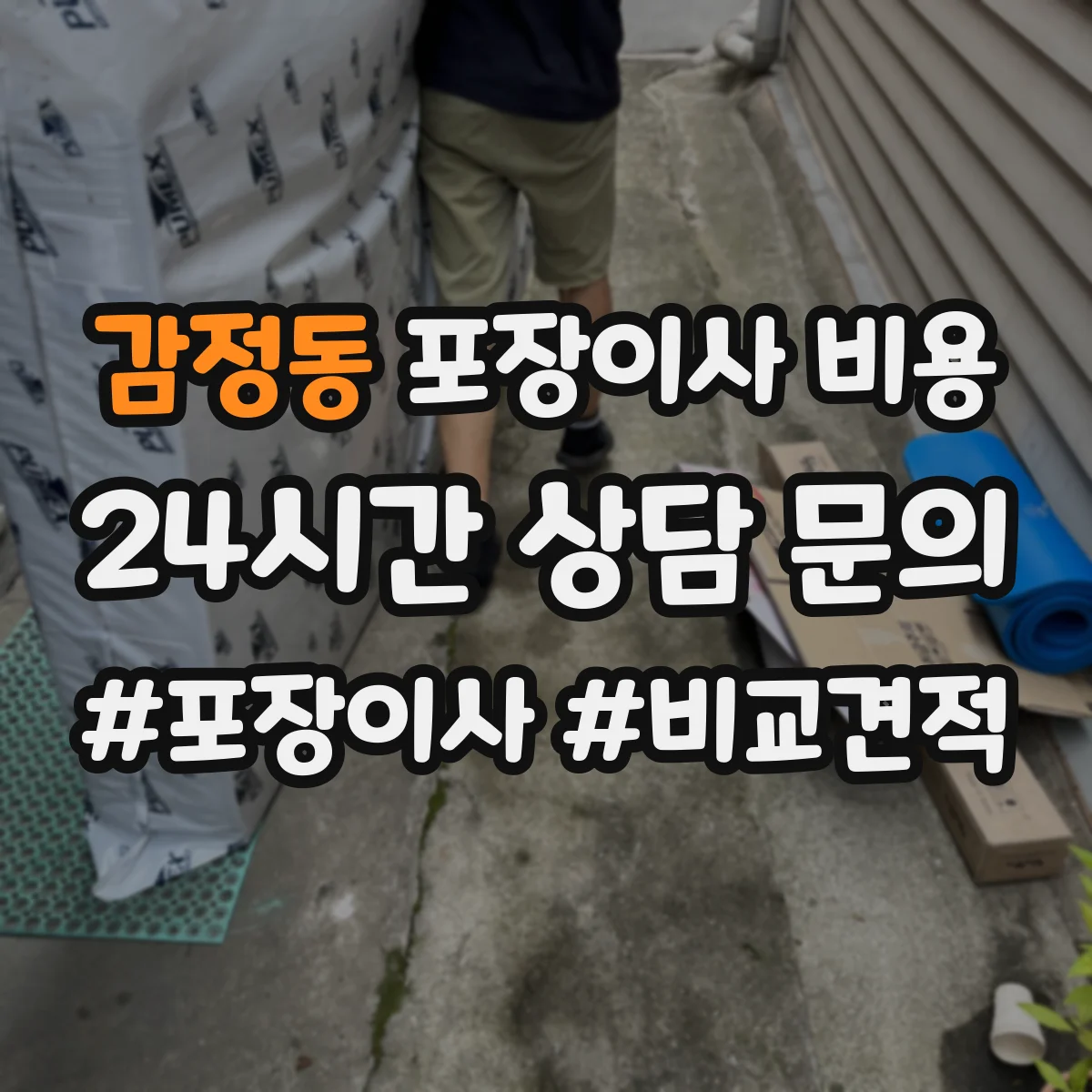 감정동 포장이사 비용