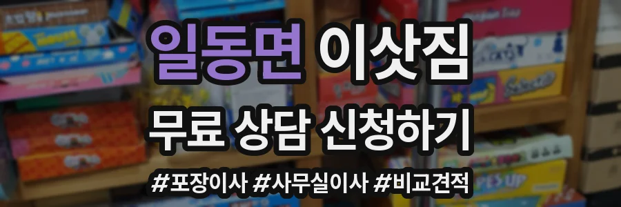 일동면 이삿짐