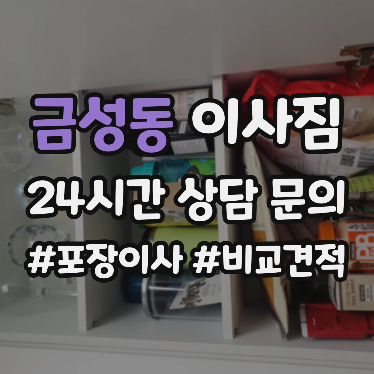 금성동 이사짐