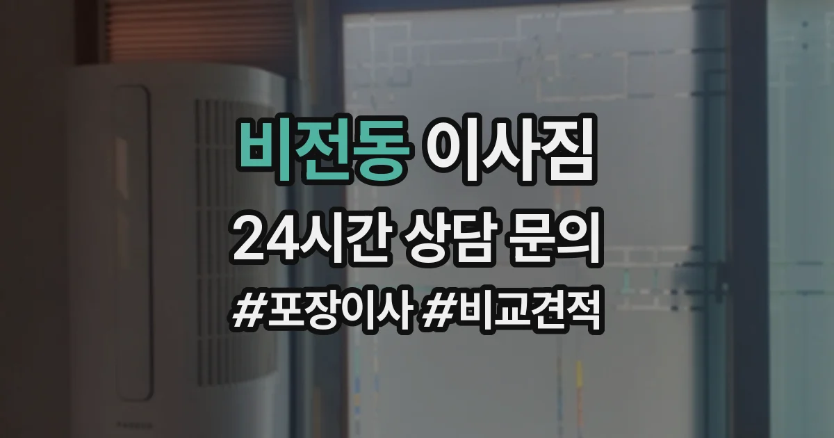 비전동 이사짐