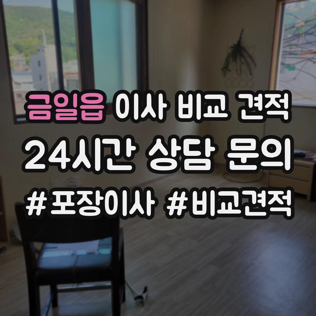 금일읍 이사 비교 견적