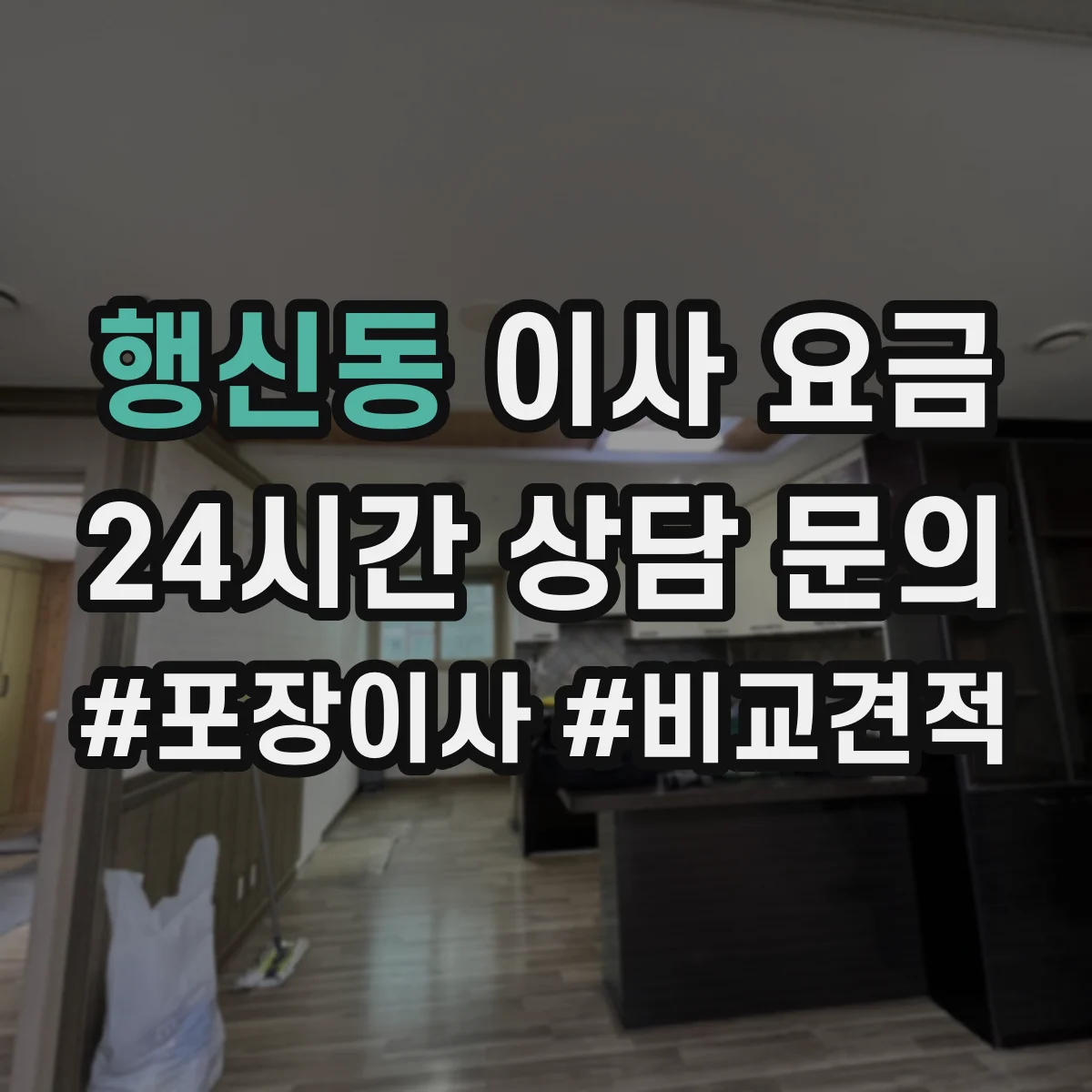 행신동 이사 요금
