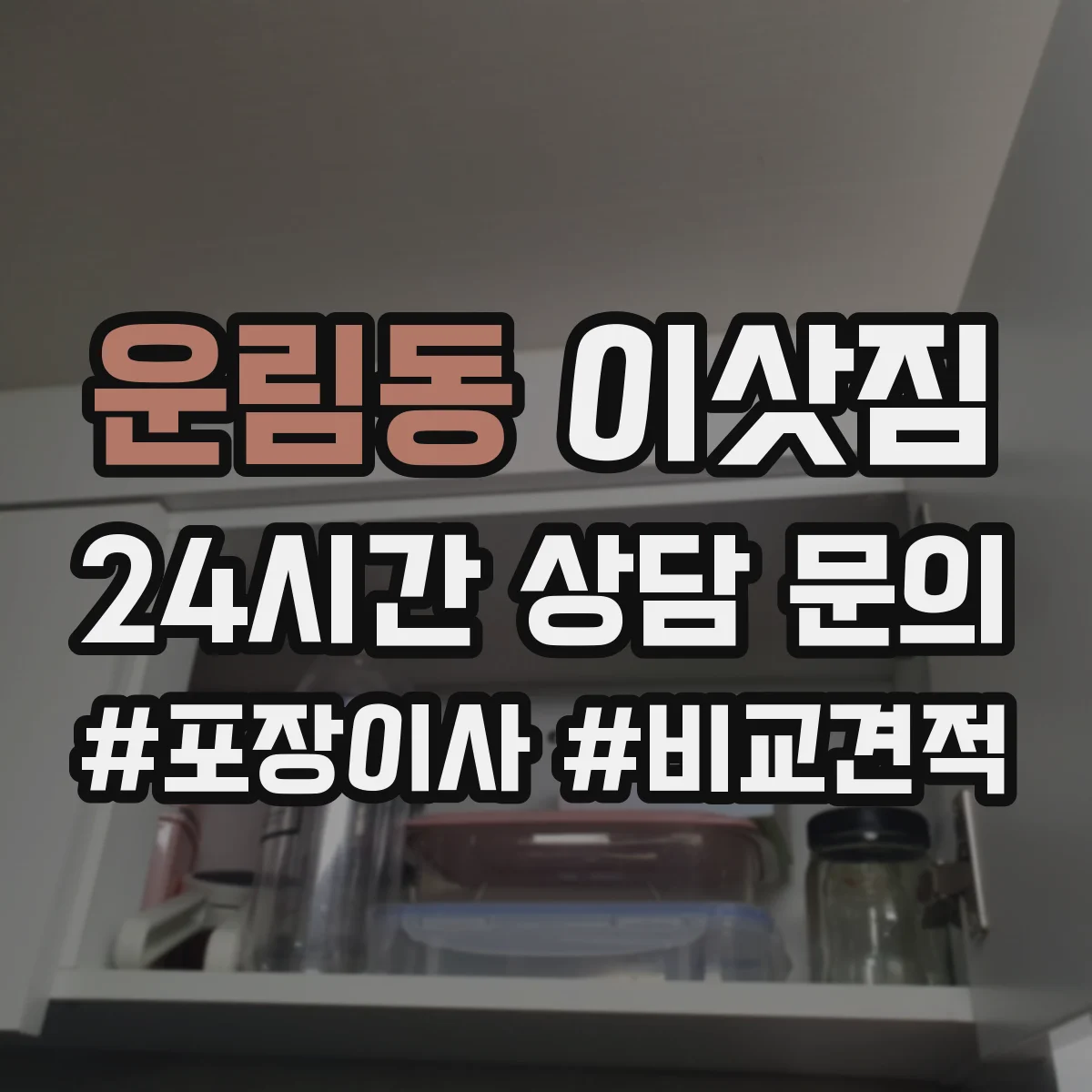 운림동 이삿짐