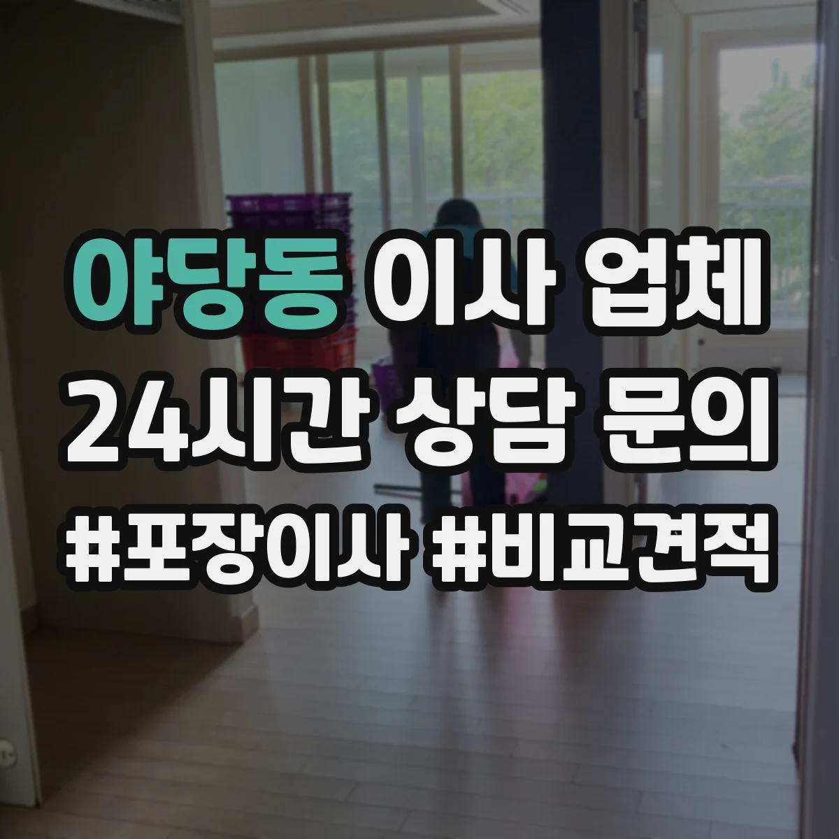 야당동 이사 업체