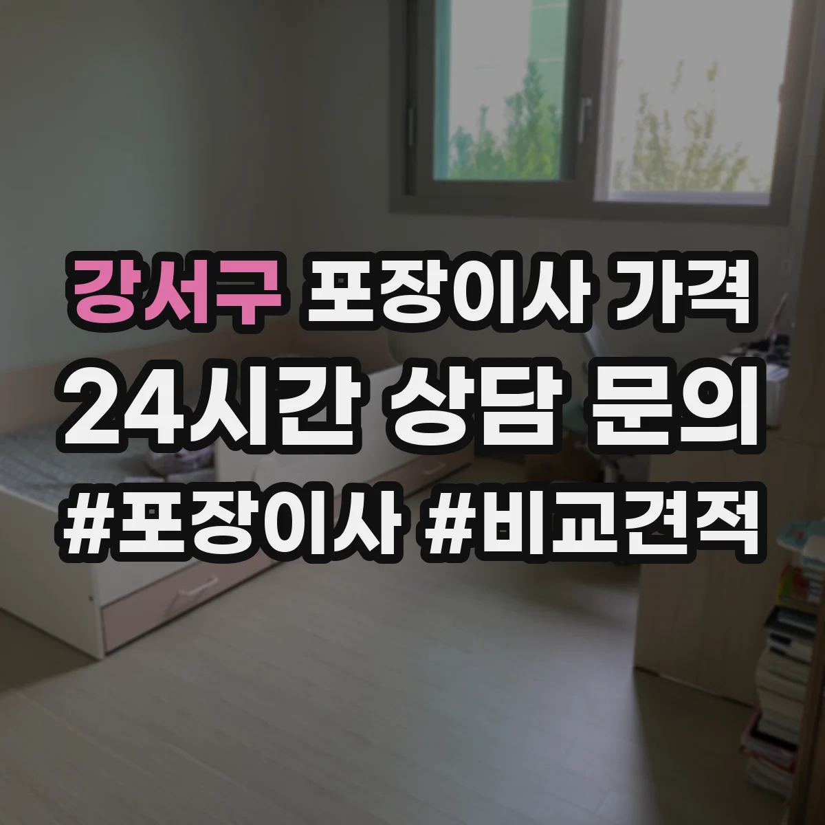 강서구 포장이사 가격