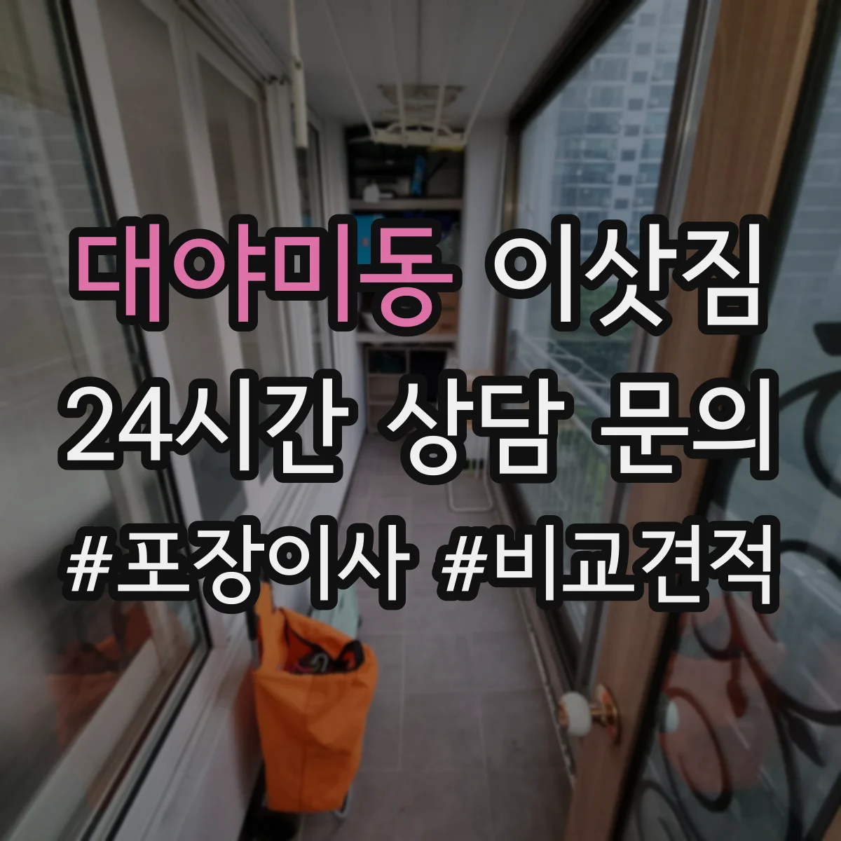 대야미동 이삿짐