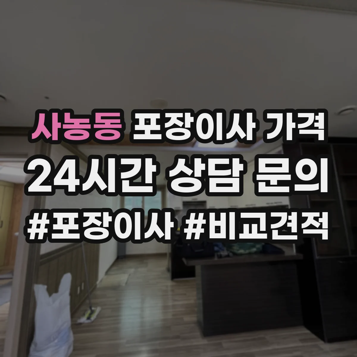 사농동 포장이사 가격