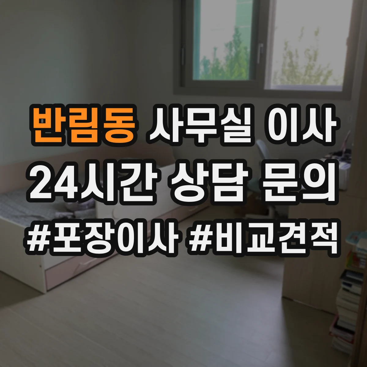 반림동 사무실 이사