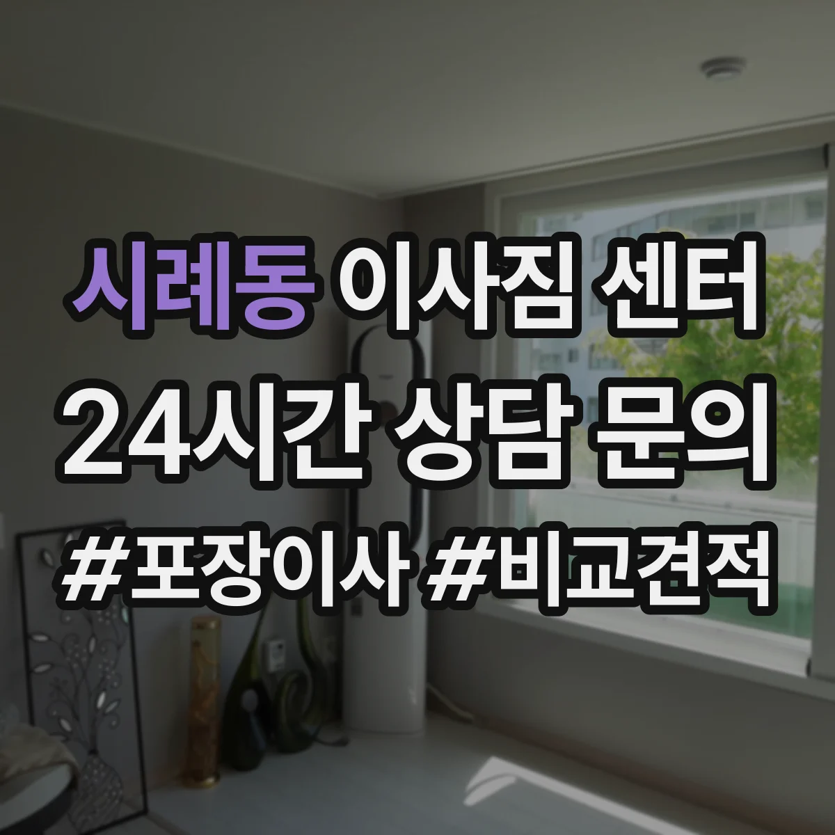 시례동 이사짐 센터