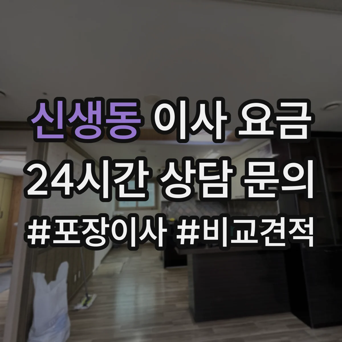신생동 이사 요금