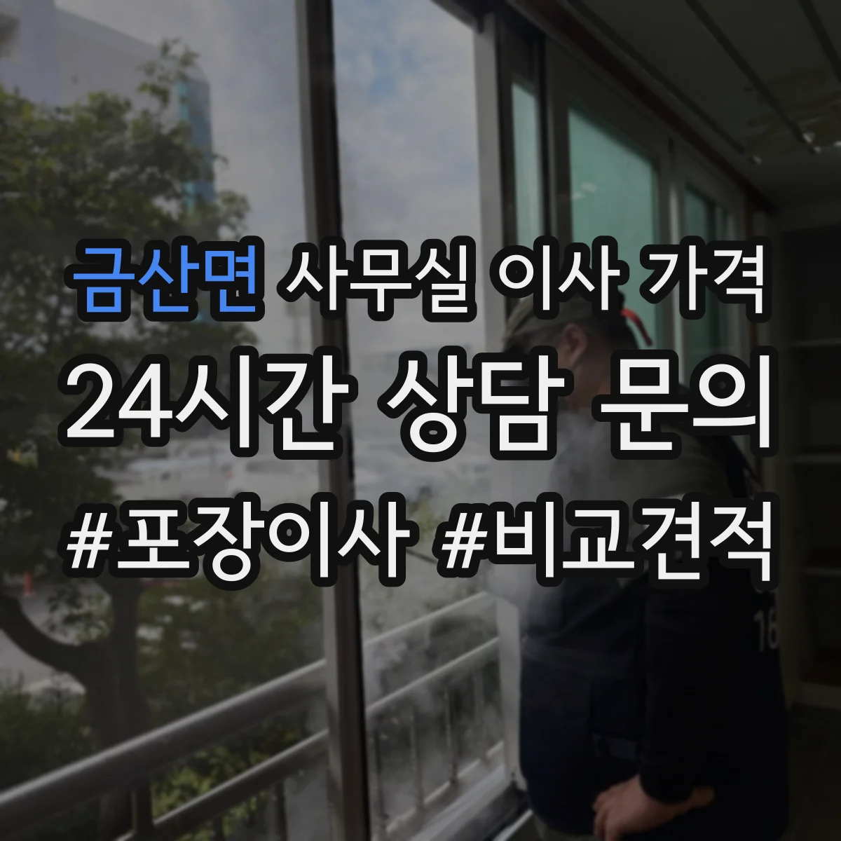 금산면 사무실 이사 가격